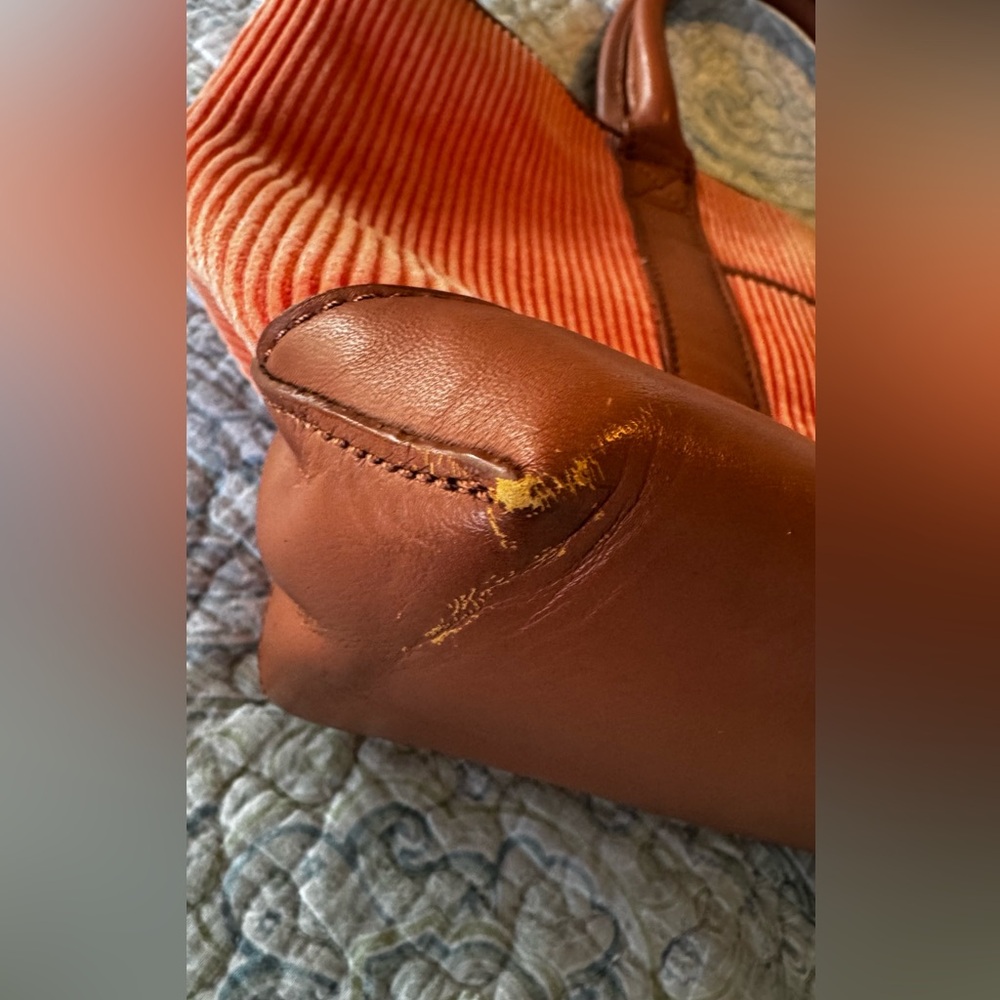Vineyard Vines Coral Corduroy Tote - Picture 2 of 10